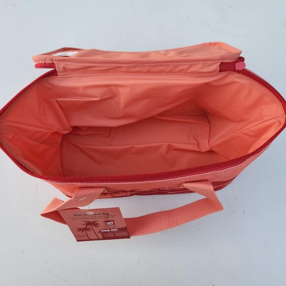New Trader Joe's Mini Insulated Bags PEACH Color Lunch Box NEW LIMITED EDITION 2 - Picture 6 of 11